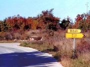 Bibali - cartello stradale